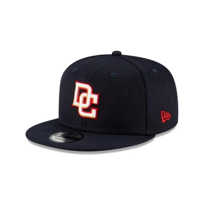 Red Washington Nationals Hat - New Era MLB Ligature 9FIFTY Snapback Caps USA7513290